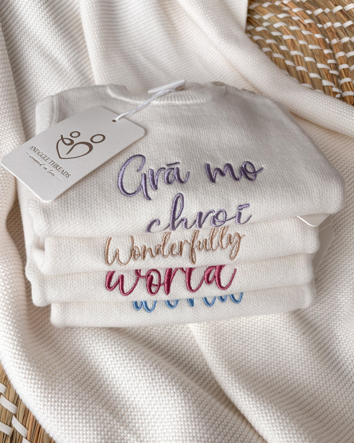 Personalised Ivory Essential Romper