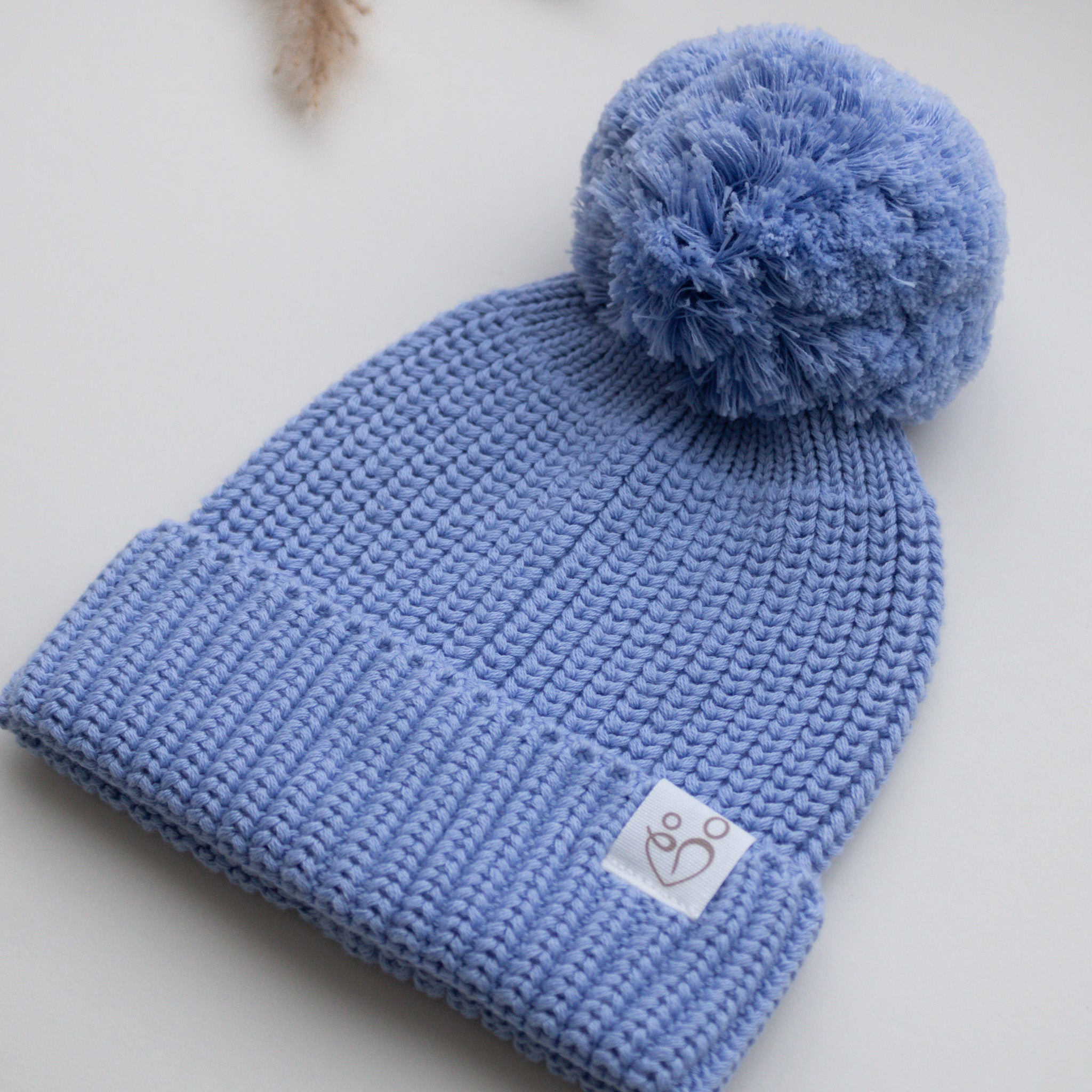 Blue Knitted Baby Hat