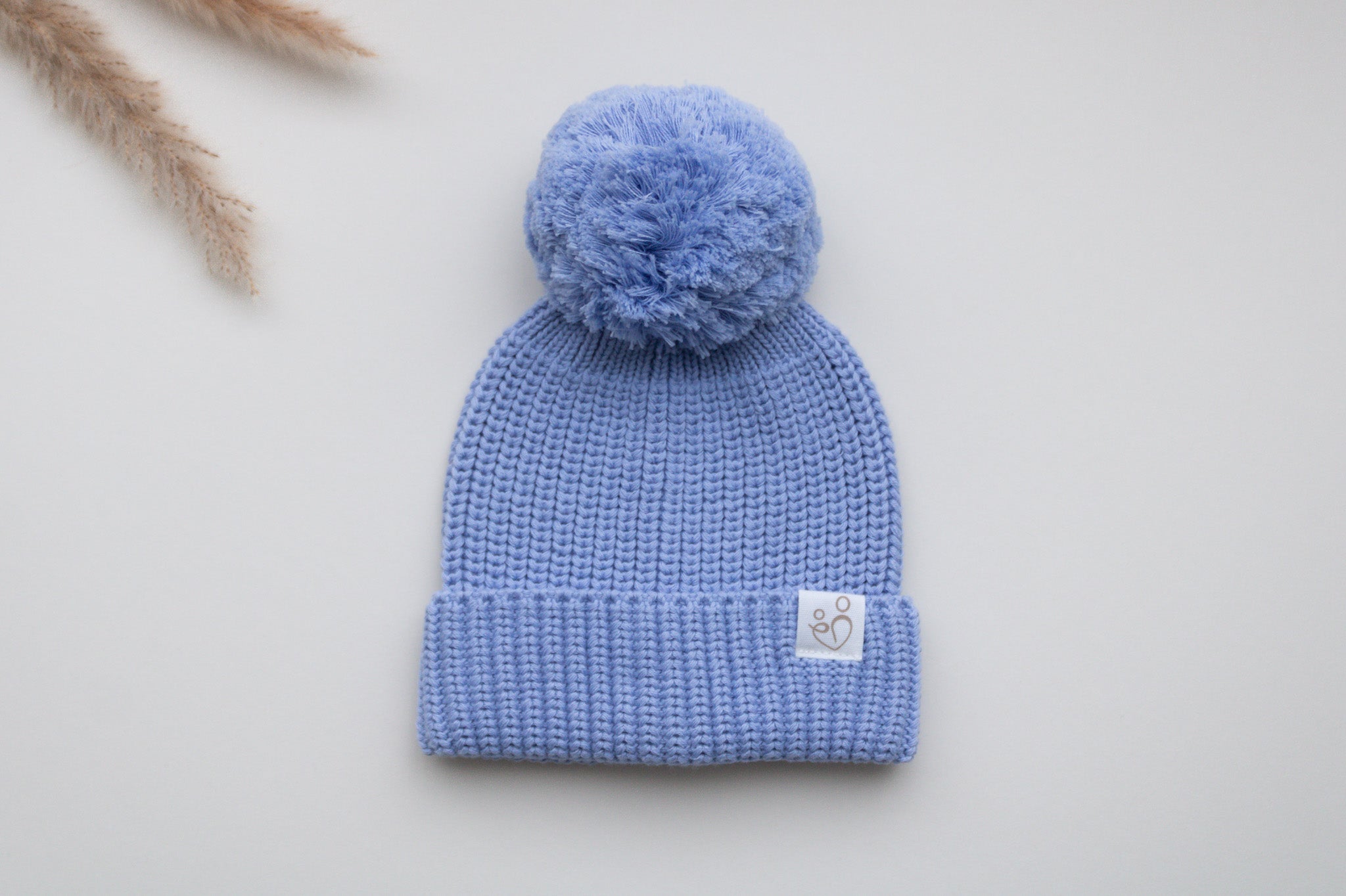 Blue Knitted Baby Hat