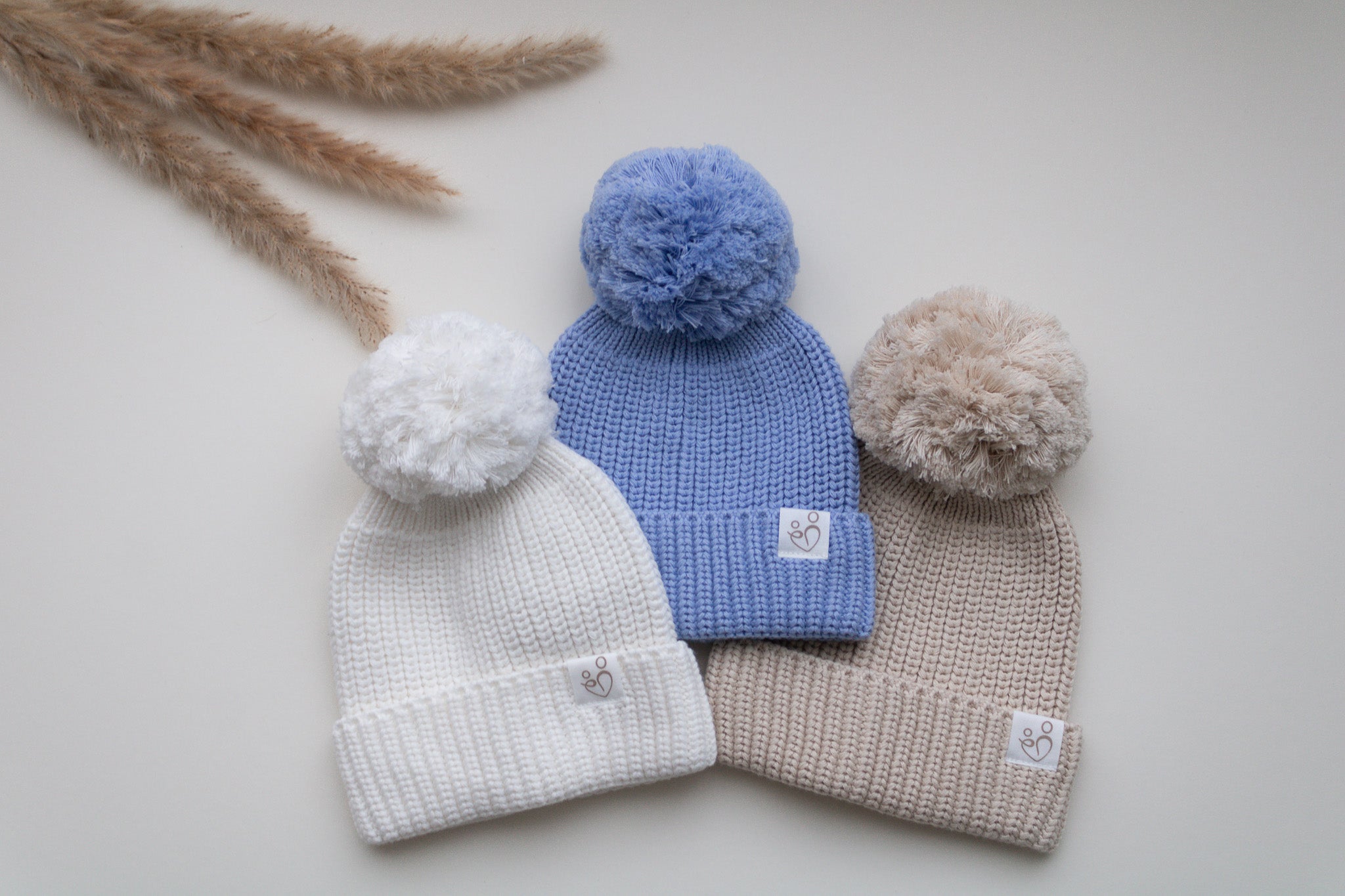 Ivory Knitted Baby Hat
