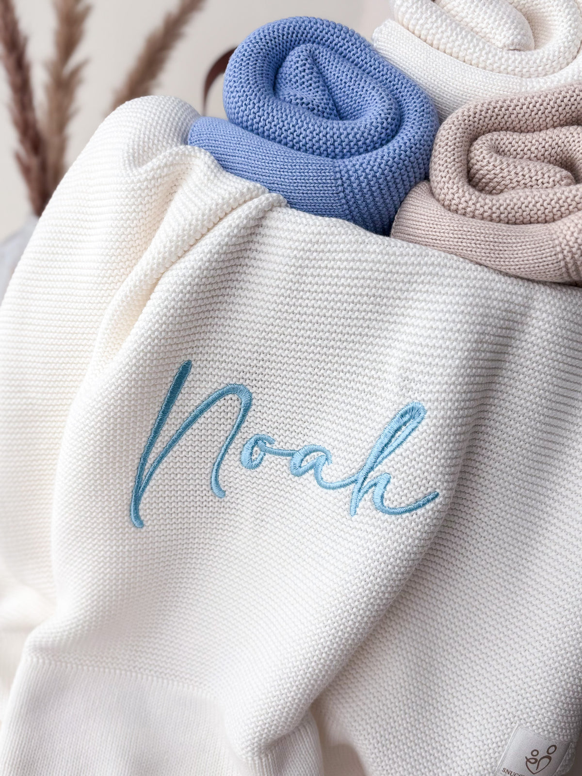 Ivory | Personalised Baby Blanket