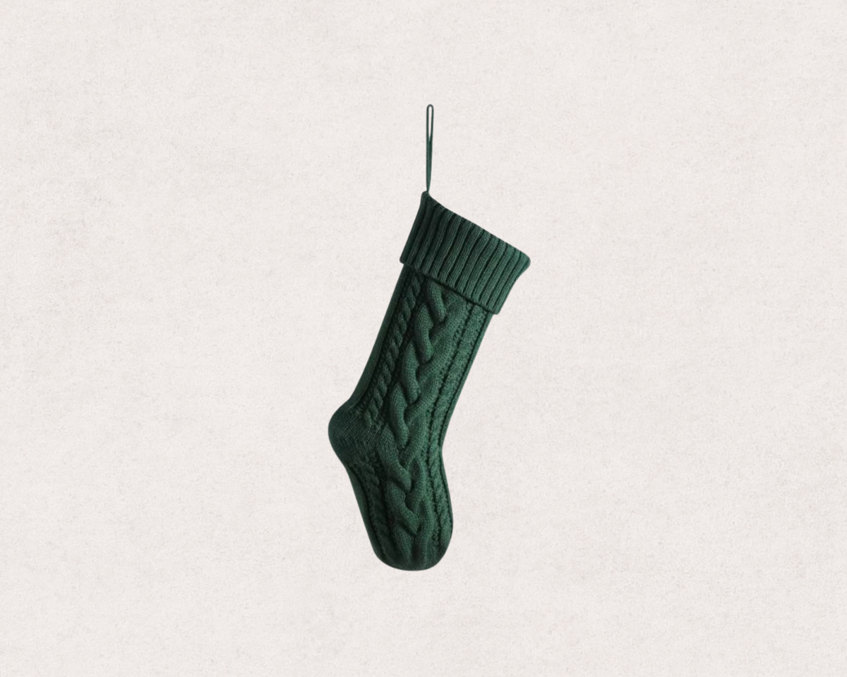 Personalised Knitted Christmas Stocking