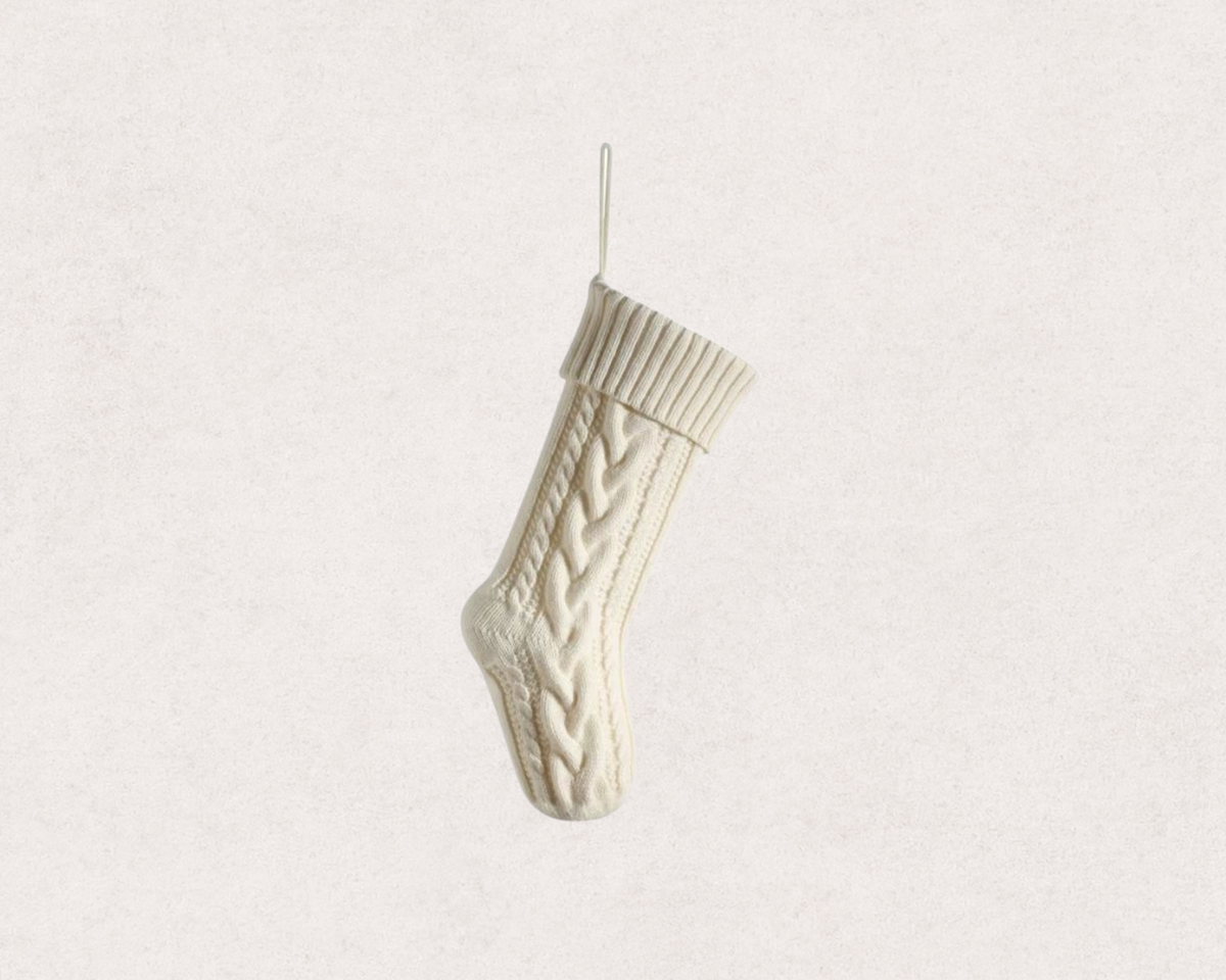 Personalised Knitted Christmas Stocking