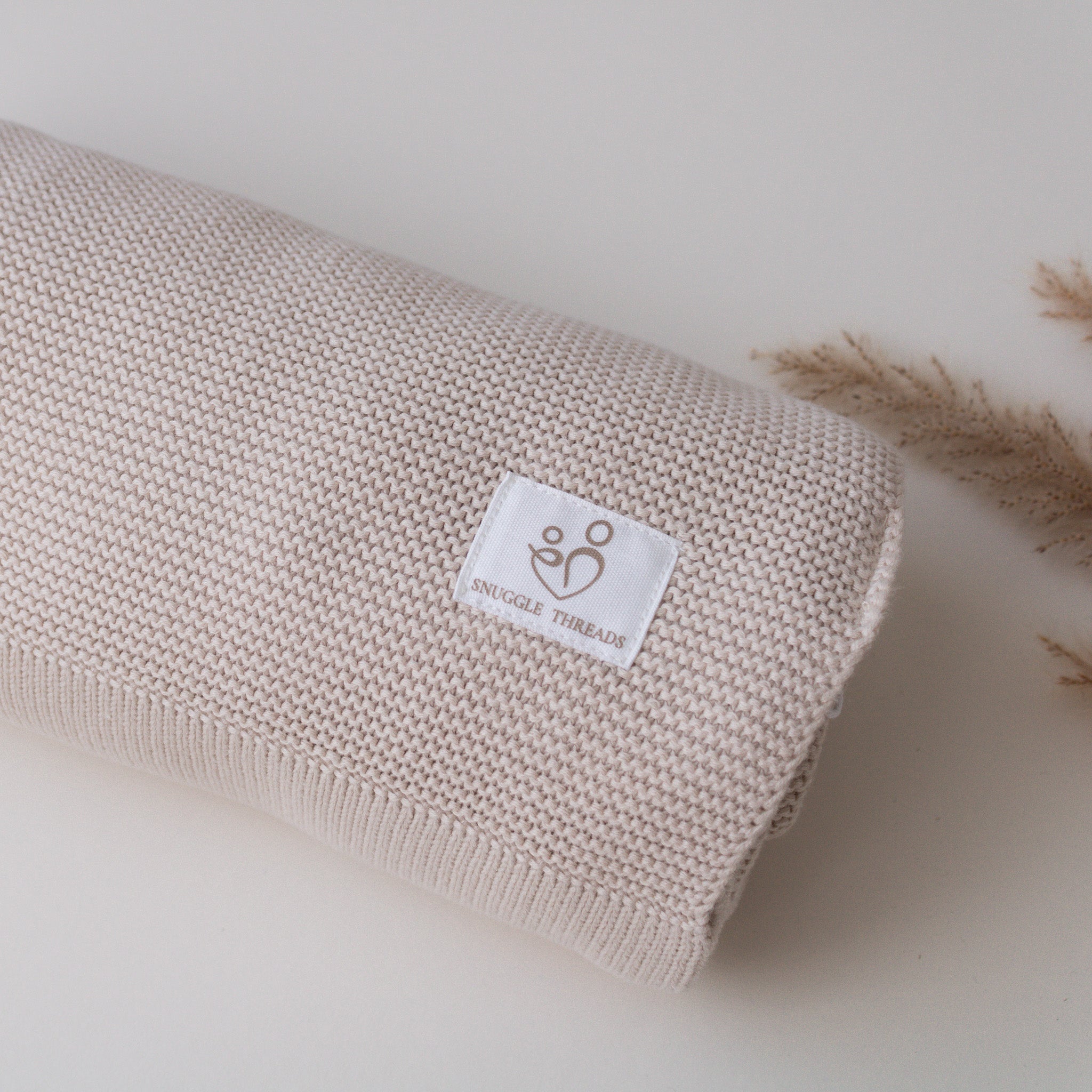 Beige Baby Blanket