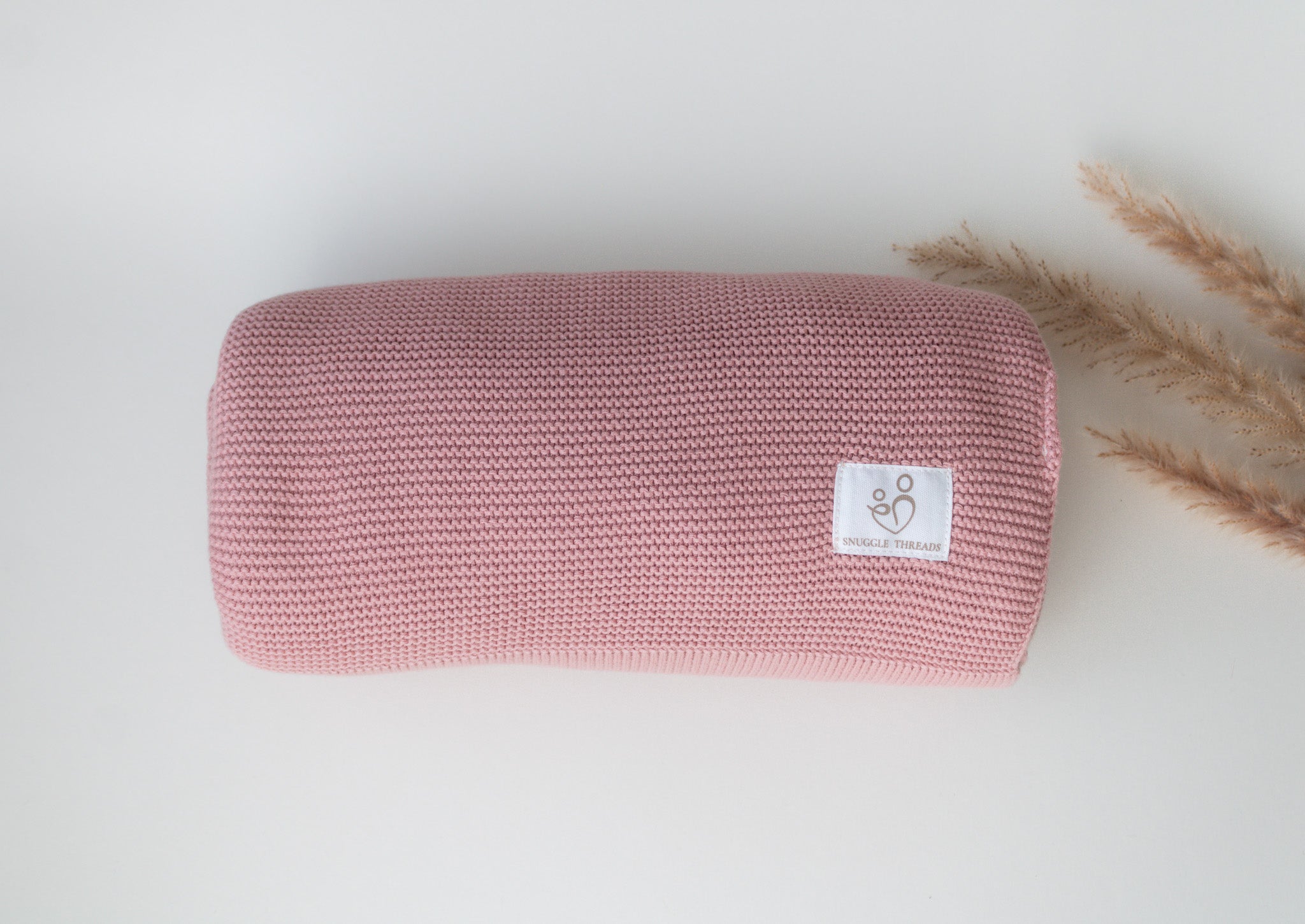 Dusty Pink Baby Blanket